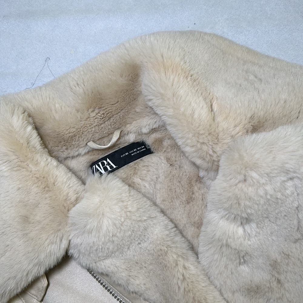 Zara fur coat - Picture 4 of 4